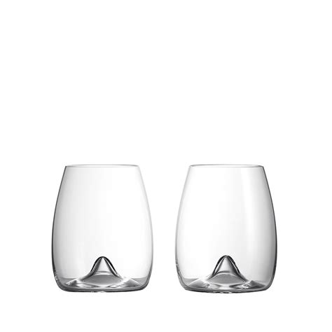 waterford crystal elegance stemless wine glasses set of 2 havens