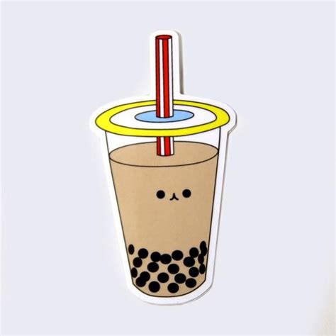 Originating in taichung, taiwan in the early 1980s, it includes chewy tapioca balls (boba or pearls) or a wide range of other toppings. Giant Robot - Boba Bubble Tea Sticker | Bubble tea, Tea ...
