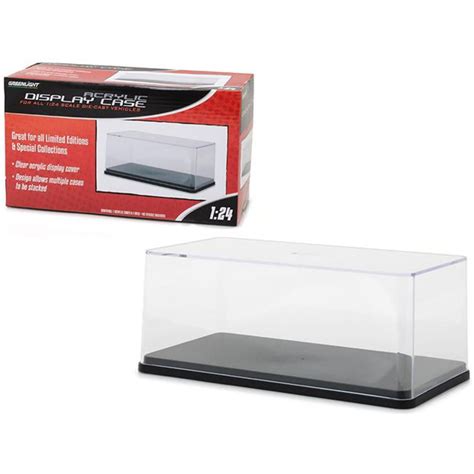 Collectible Display Show Case With Black Plastic Base For 124 Scale