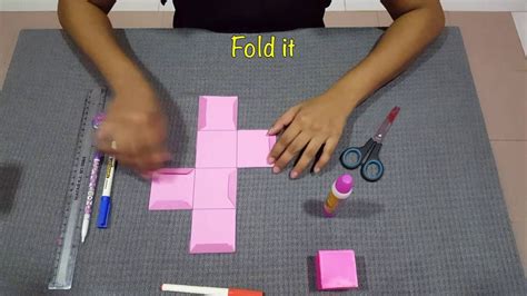 How To Make A 3d Cube 3d Cube Paper Cube Handmade Paper Art