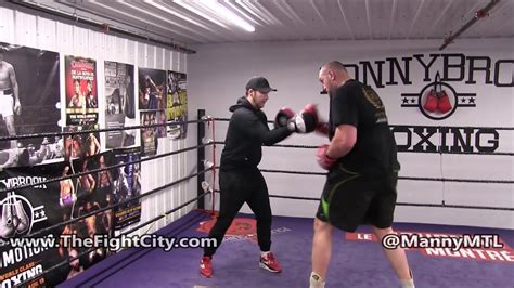 TYSON FURY WORKOUT in MONTREAL - YouTube