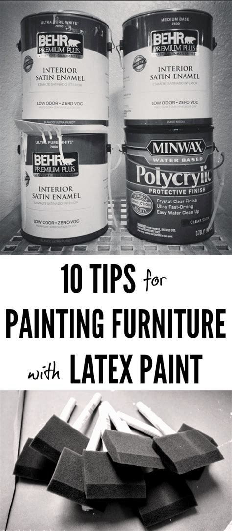 Price and other details may vary based on size and color. 10 Tips for Painting Furniture with Latex Paint - the ...