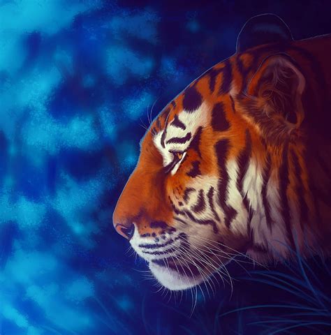Art Predator Big Cat Tiger Hd Phone Wallpaper Pxfuel
