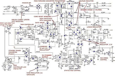 Schematic Diagram Power Supply Atx Wiring View And Schematics Diagram