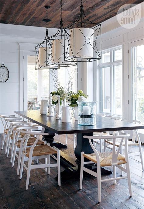 Beach House Dining Room Lighting Dining Room Cottage Farmhouse Dining