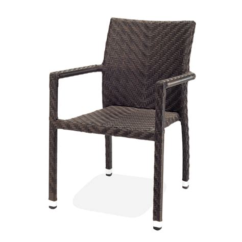 Oakmont outdoor dining arm chair. Outdoor Resin Wicker Miami Arm Chair - Bar & Restaurant ...