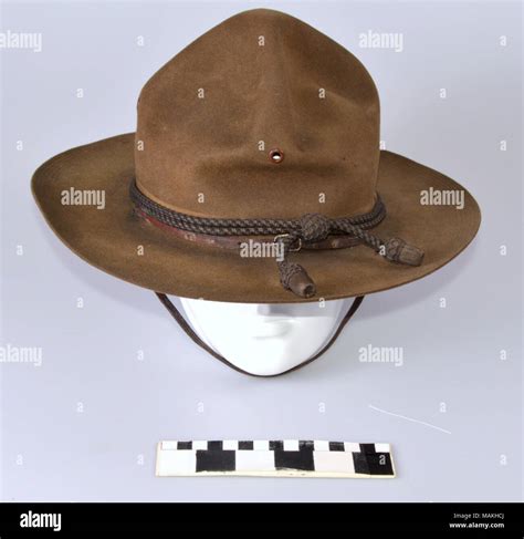 Olive Drab Montana Peak Military Campaign Hat Tan Felt Hat With Wide