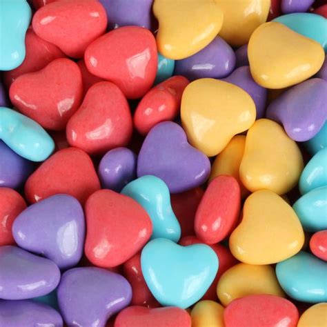 Pastel Heart Candy Unwrapped Candy Bulk Candy Oh Nuts