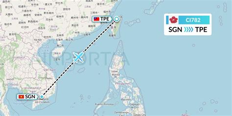 Ci782 Flight Status China Airlines Ho Chi Minh City To Taipei Cal782