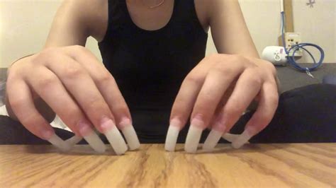Asmr Long Nails Tapping Scratching Youtube