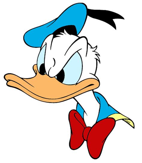 Angry Donald Duck Clip Art