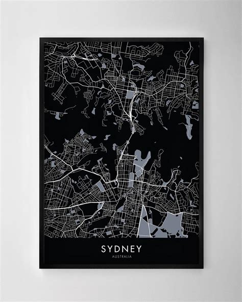 Sydney Map Print Chelsea Chelsea