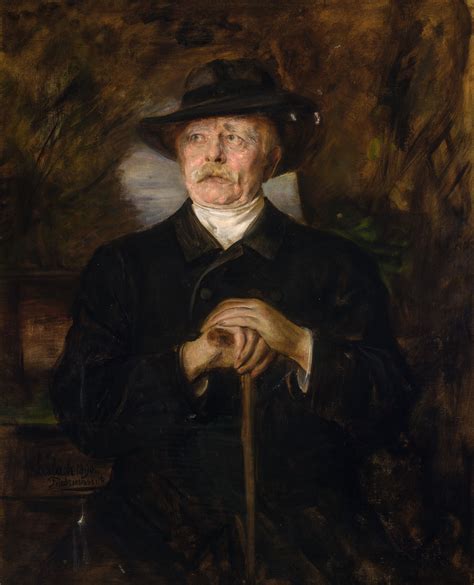 Franz Seraph Von Lenbach Portrait Of Otto Von Bismarck 1890 Mutualart