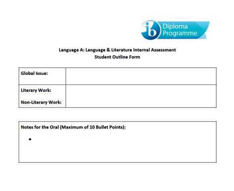 Individual Oral Ia Ib English Language And Literature