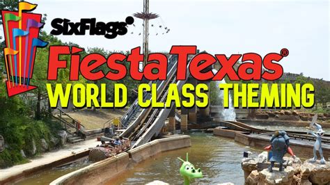The Impressive Theming Of Six Flags Fiesta Texas Youtube