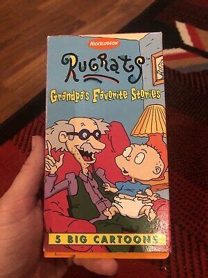 RUGRATS GRANDPAS Favorite Stories VHS 1997 VCR Video Cassette Tape