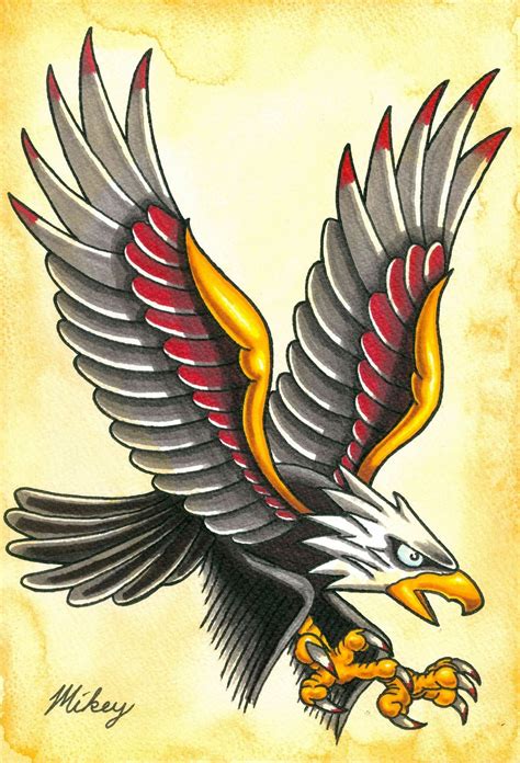 58 Body Art Traditional Eagle Tattoo Traditional Tattoo Design