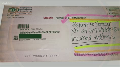Maybe you would like to learn more about one of these? Fraudulent EDD debit cards & letters arriving in the mail ...