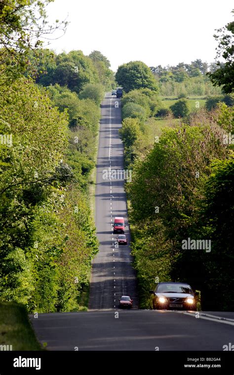The Fosse Way Near Northleach Gloucestershire England Uk Stock Photo