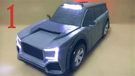 How To Make Electric Toy Car Using Cardboard And Dc Motor Diy