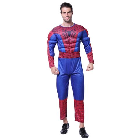 Adult Costume Amazing Spiderman Movie Character Classic Muscle Marvel