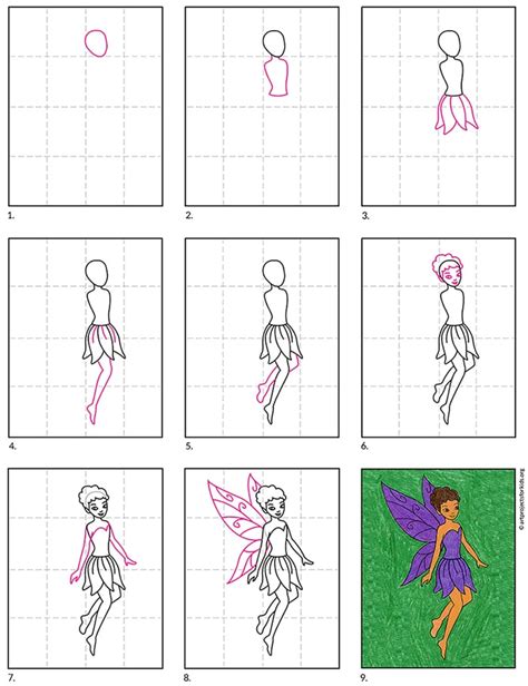 How To Draw Fairies For Free Marchbob