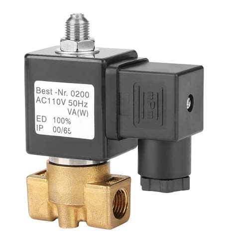 38 Normally Open High Pressure 188 Psi Brass Electric Solenoid Valve