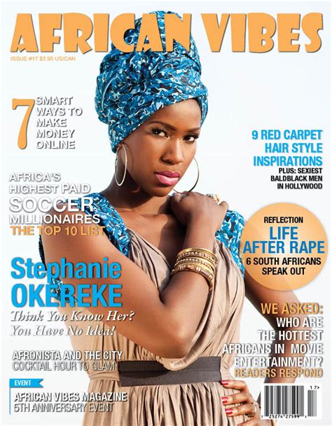 Stephanie Okereke Covers African Vibes Magazine Welcome To Linda Ikeji S Blog