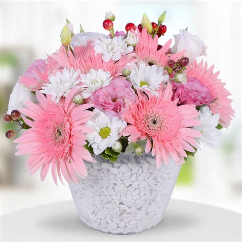 Send Flowers Turkey Pink Gerbera And Wildflowers From 10usd