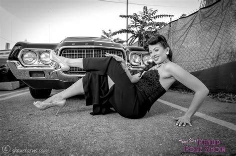 Tonya Kays Pinup Pole Show Classic Car Show And Pinup Models