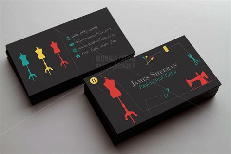 Tailoring Services Business Card Tailor Business Cards Etsy