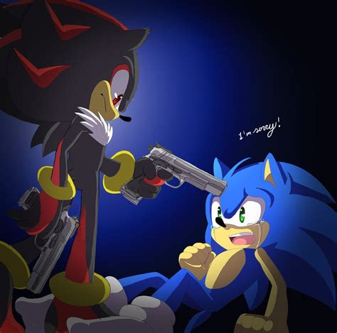 Amy: (Running to Shadow) SHADOW NO DON'T DO IT SHADOW PLEASE!! Shadow: He gets what he deserves ...