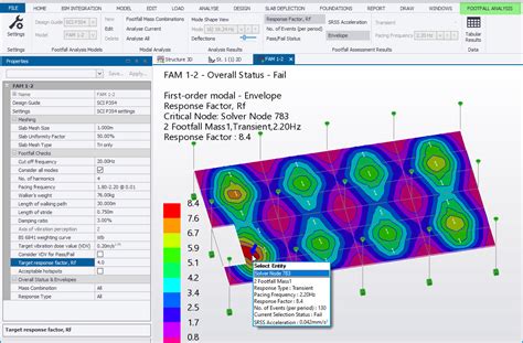 New Footfall Assessment Of Floor Vibration Tekla User Assistance