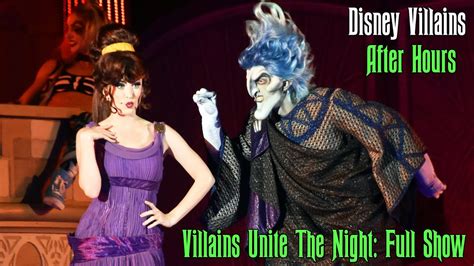 Villains Unite The Night Full Show At Disney Villains After Hours At