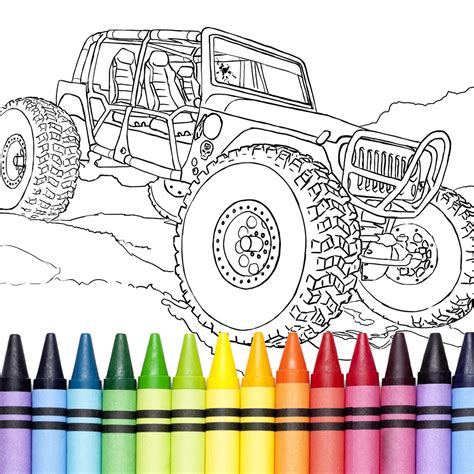 Printable Rc Car Coloring Pages