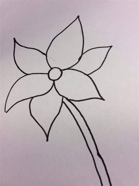 Flower Stem Drawing At Getdrawings Free Download