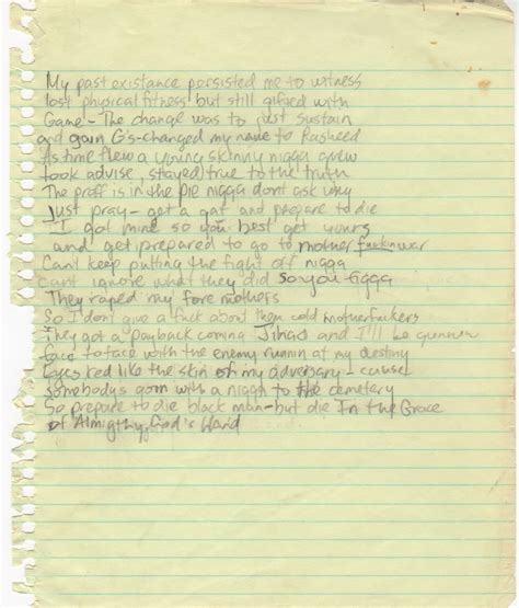Lot Detail Tupac Shakur Unreleased Handwritten Lyrics Titled Prepare