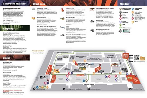 Henry Ford Museum Map