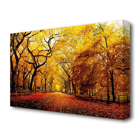 East Urban Home Wide Alley Forest Canvas Print Wall Art Uk