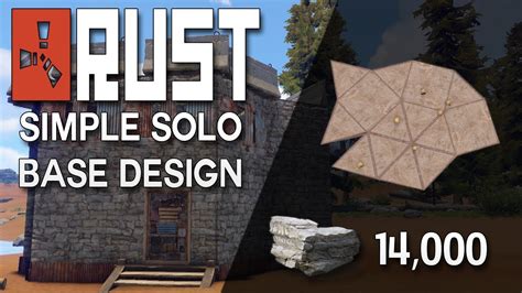 Rust Simple And Cheap Solo Base Design Rust Base Building 14000