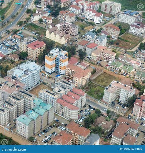 Nairobi Kenya Aerial View Stock Image Image Of Drone 124297467