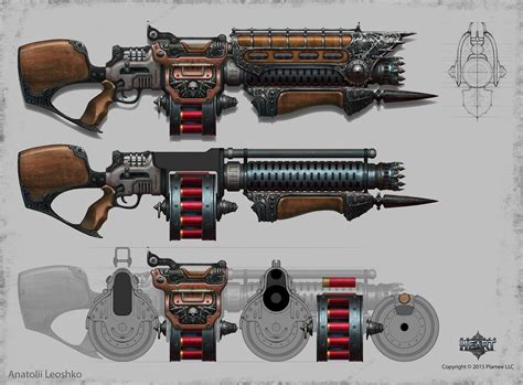 Steampunk Weapons Sci Fi Weapons Weapon Concept Art A Vrogue Co