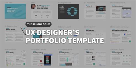 UX Designer S Portfolio Template By The School Of UX Figma Community