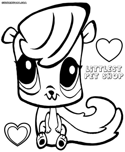 This coloring page was posted on monday. My Littlest Pet Shop Coloring Pages - Coloring Home