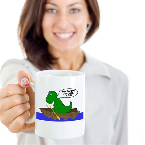 Funny Humor T Rex Dinosaur Novelty Pun Coffee Tea Mug 11 Ounce Etsy