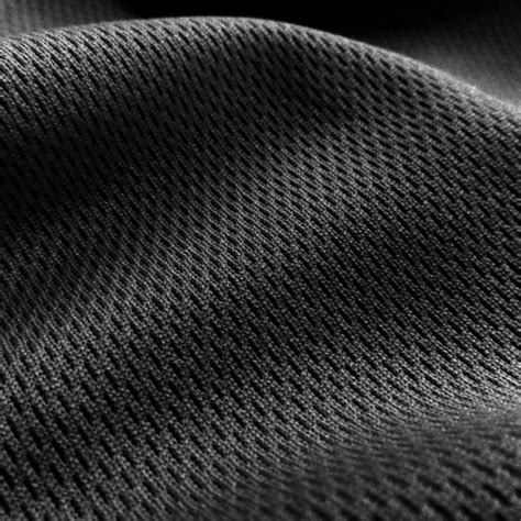 Black Flat Back Dimple Mesh Fabric Athletic Sports Mesh Fabrics