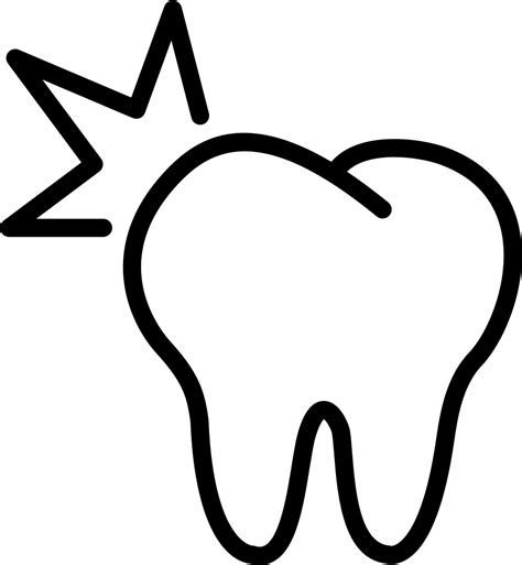Tooth Outline Svg Png Icon Free Download 34709 Onlinewebfontscom