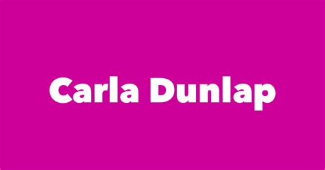 Carla Dunlap Spouse Children Birthday And More