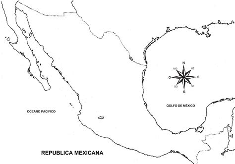 Pulso Digital Mapa De La Rep Blica Mexicana Sin Nombre Y Sin Divisi N