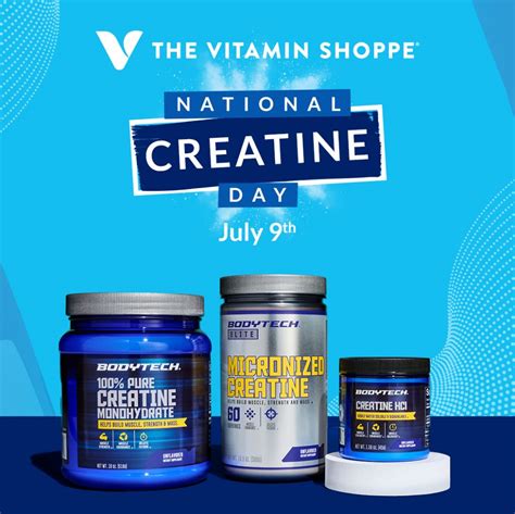 The Vitamin Shoppe® Establishes July 9 As National Creatine Day To